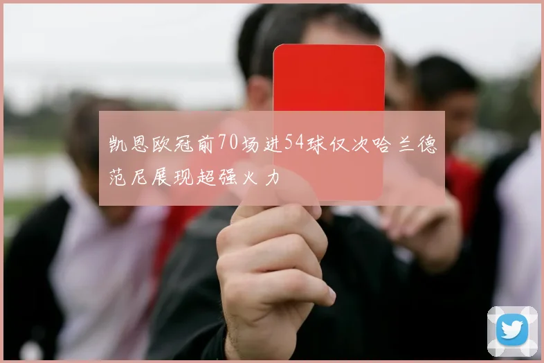 凯恩欧冠前70场进54球仅次哈兰德范尼展现超强火力